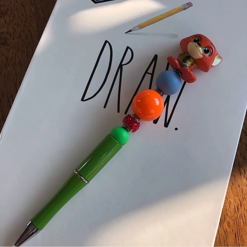 Disney Doorables: Zootopia: Nick Wilde handmade beaded pen